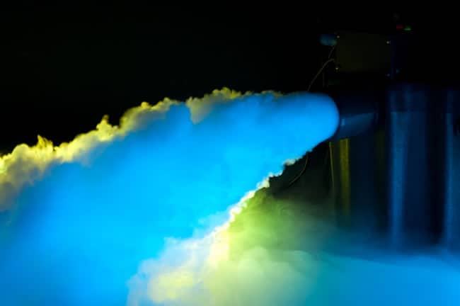 Premium dry ice low level fog machine rental in London